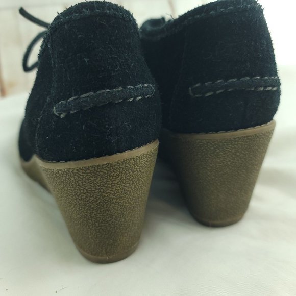 Sperry Womens Stella Keel STS96140 Black Leather Lace Up Ankle Booties Size 7.5M - Picture 8 of 15